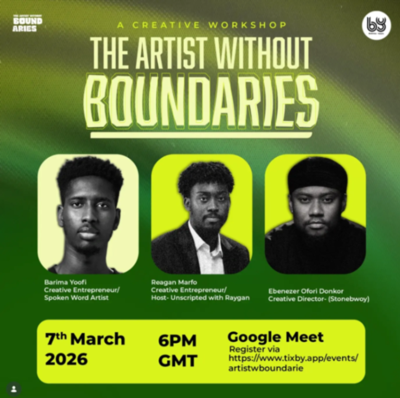The Artist Without Boundaries event poster