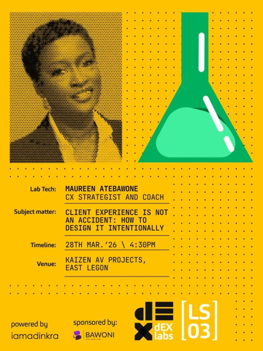 The Client Experience. event poster
