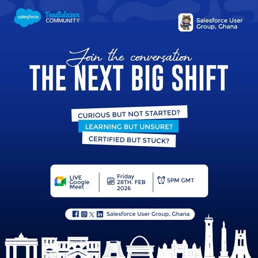 The Next Big Shift  event poster