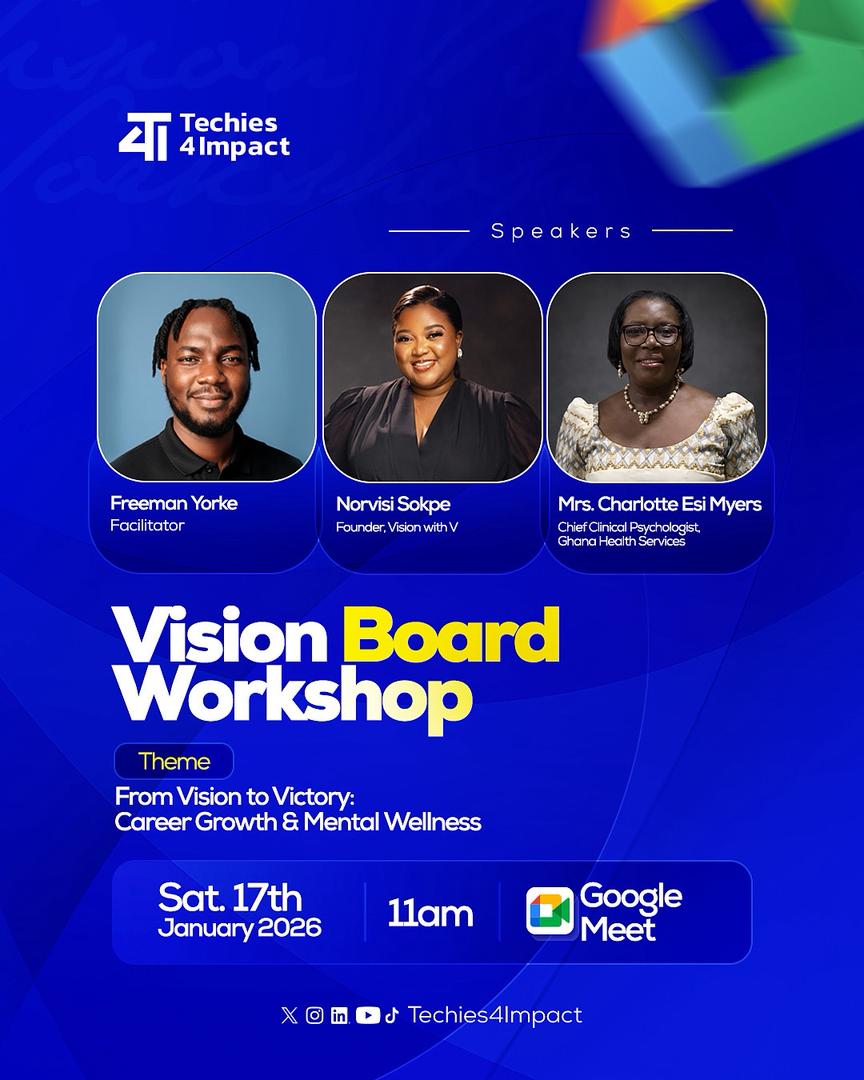 Vision Board Workshop event poster
