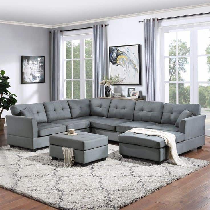 Salvadoress U-Shaped Sofa 