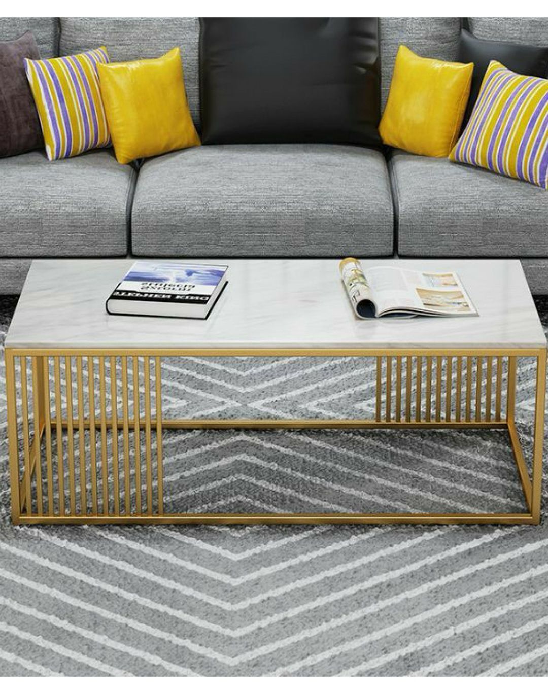 Polo Metallic Center table