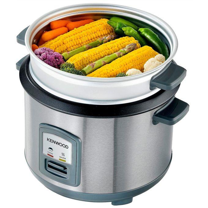 Kenwood Rice Cooker 2.8L With Steam Basket 1000W RCM71- Silver thumbnail 2