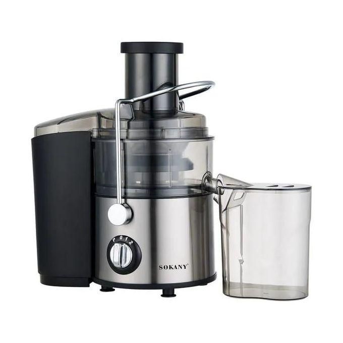 Sokany Commercial Slow Juicer And Blender Extractor With Crystal Display Stainless Steel - Multicolor