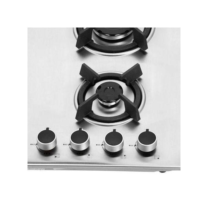 Geepas 2-in-1 Built-in Gas Hob, Stainless Steel- Silver  thumbnail 4