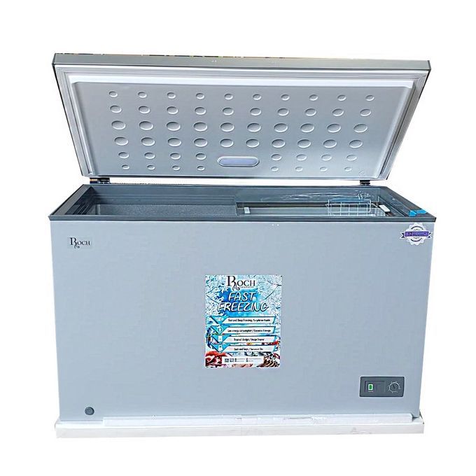 Roch 300 Litres Defrost Deep / Chest Freezer RCF-300-B-B (Sliding Glass) - Grey(2 YR WRNTY)