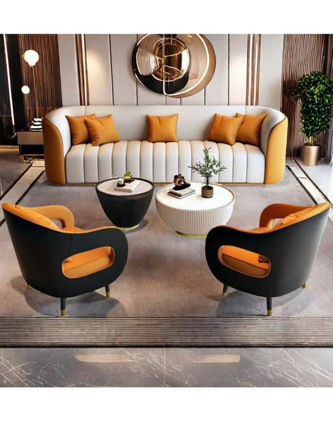 Jevon Fancy Sofa set