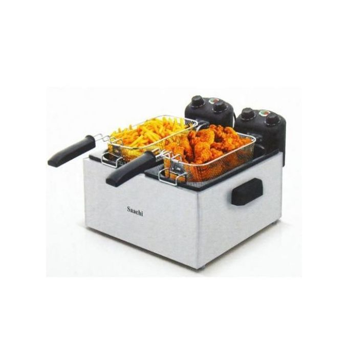 Saachi 6.0 Litres Stainless Steel Electric Deep Fryer - Silver 