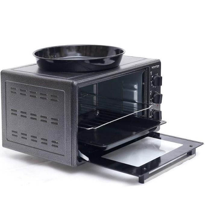 Blueflame 45 Liters Electric Mini Oven With Special Round Tray- Inox  thumbnail 4