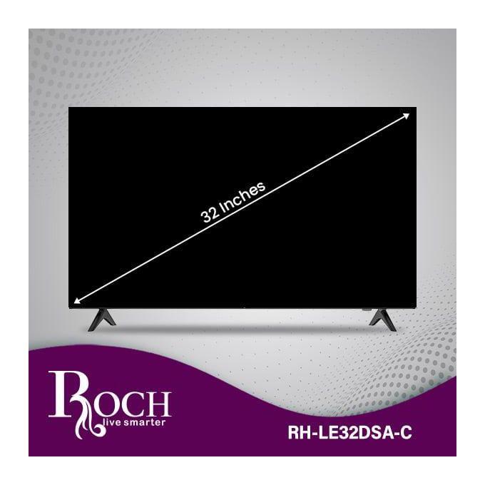 Roch 32 Inch Smart Android Frameless HD LED TV With Free To Air - Black  thumbnail 3
