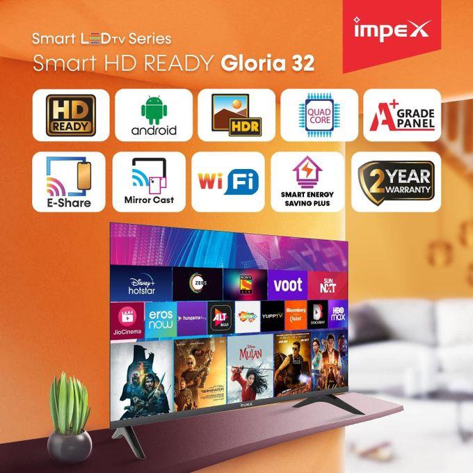 Smartec 32 Inch Smart HD Frameless Free To Air TV- Black (1 YR WRTY)  thumbnail 3