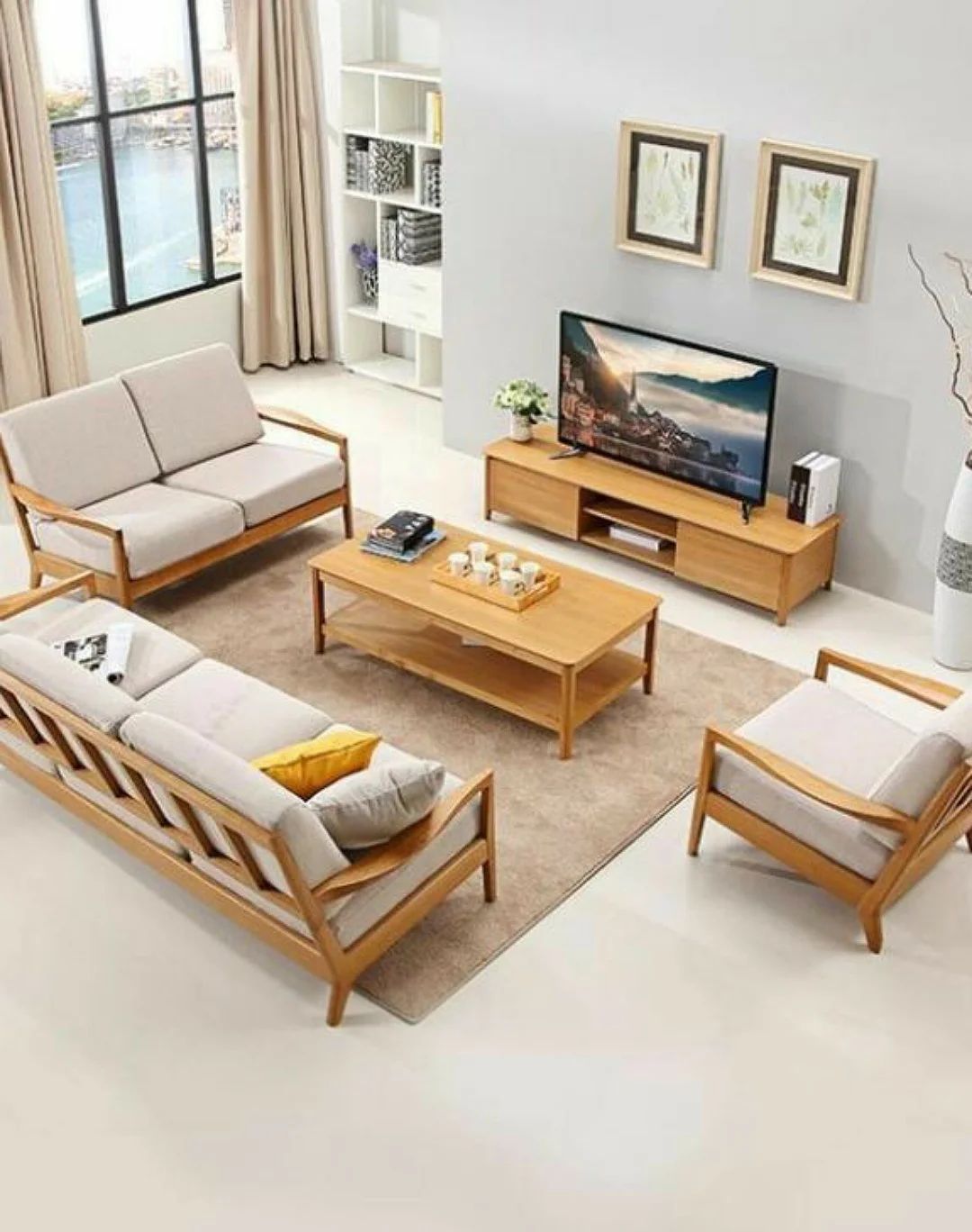Pookie Wooden 6 seater chair thumbnail 2