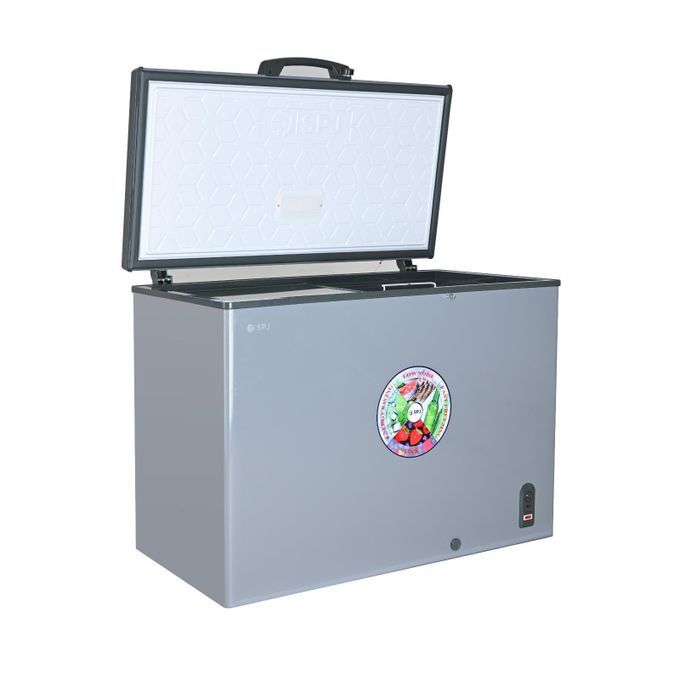 SPJ 410 Litres Hard Top Deep Freezer - Grey  thumbnail 3