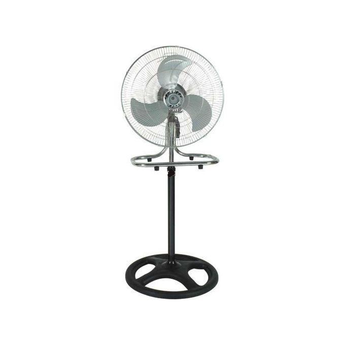 Classic Premium 18" Oscillating Adjustable Stand Fan - Grey, Black 