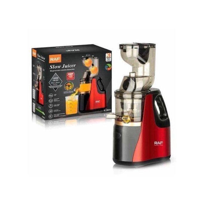 RAF Slow Juicer & Juice Extractor 150W R.2831 - Red  thumbnail 3