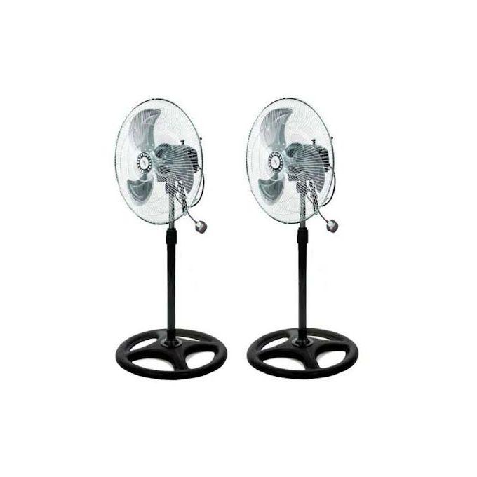 Couronne BUY 1 GET 1 FREE – 18 Inch Stand & Table Household Fan – Black 