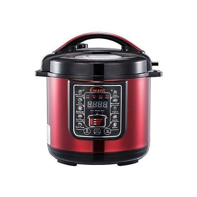 Hoffmans 6.5L Genuine 14 In 1 Digital Electric Pressure Cooker - Red, Silver  thumbnail 4