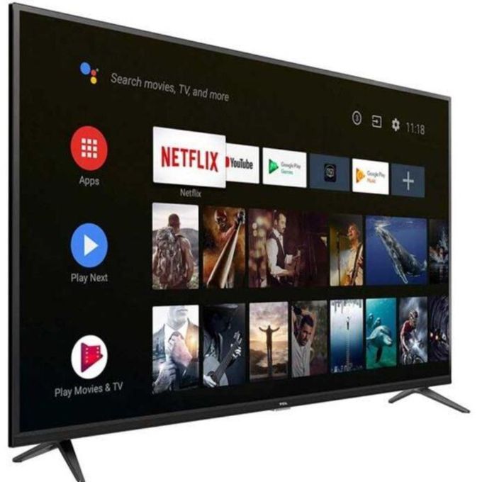 Global Star 65 Inch 4K UHD Android Smart Tv With Built-In WIFI - Black 