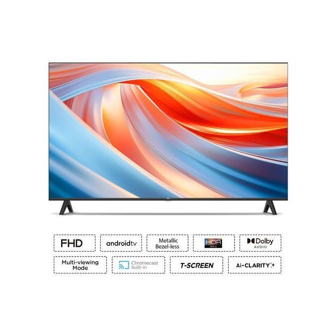 TCL 40 Smart Bezel-Less Full HD Smart Android LED TV 40L4B (Black) - 3 Years  thumbnail 2