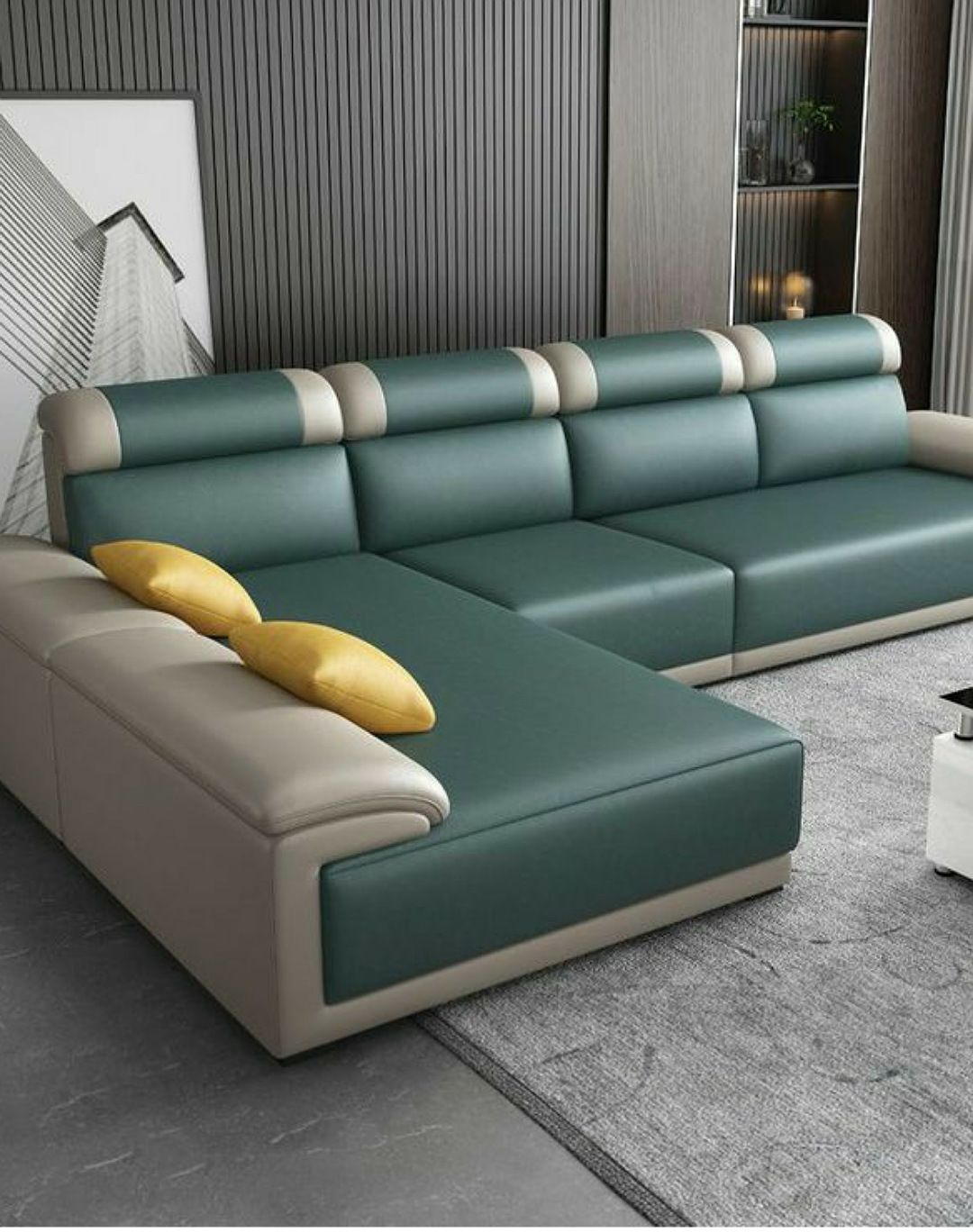 Regusa Beautiful L shaped sofa 