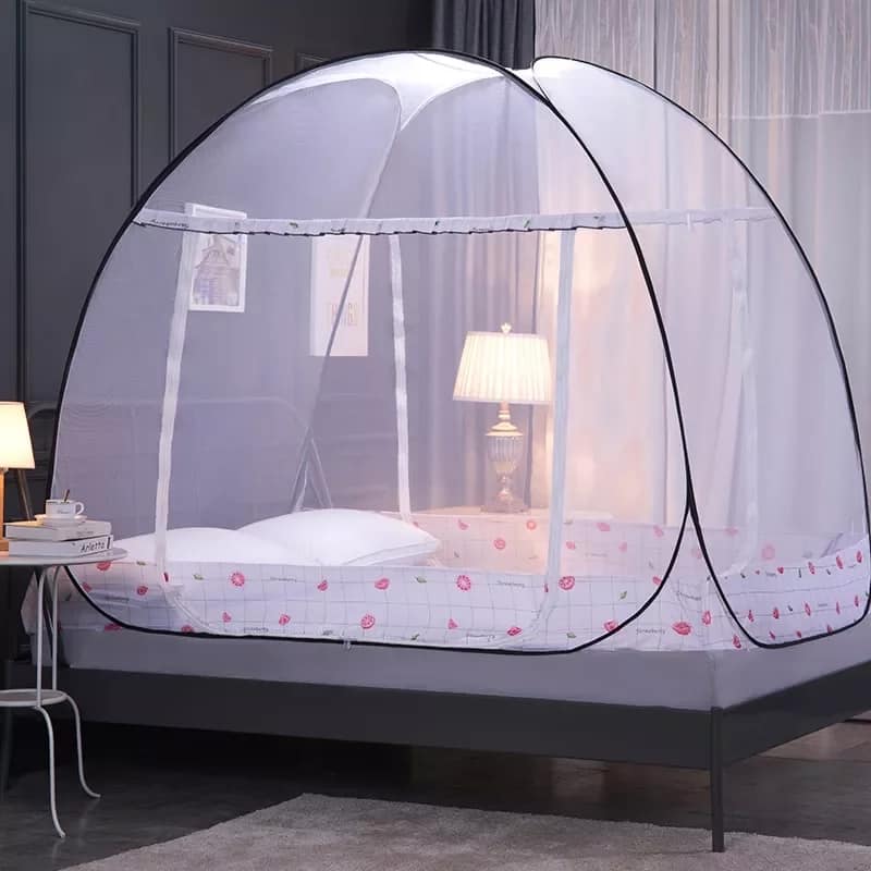 ZenGuard Pop-Up Mosquito Net Tent – Freestanding Double Bed Canopy