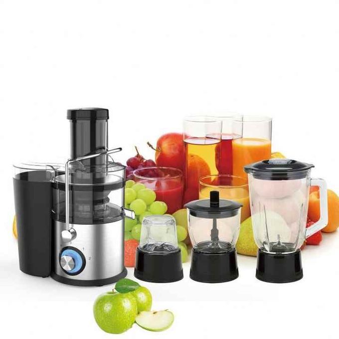 Saachi 4 In 1 Juicer Extractor For Grinding And Blending-Black/Silver  thumbnail 4
