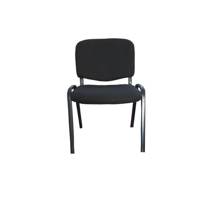 Genuine Durable Waiting Chair/ Visitors Chair- Black