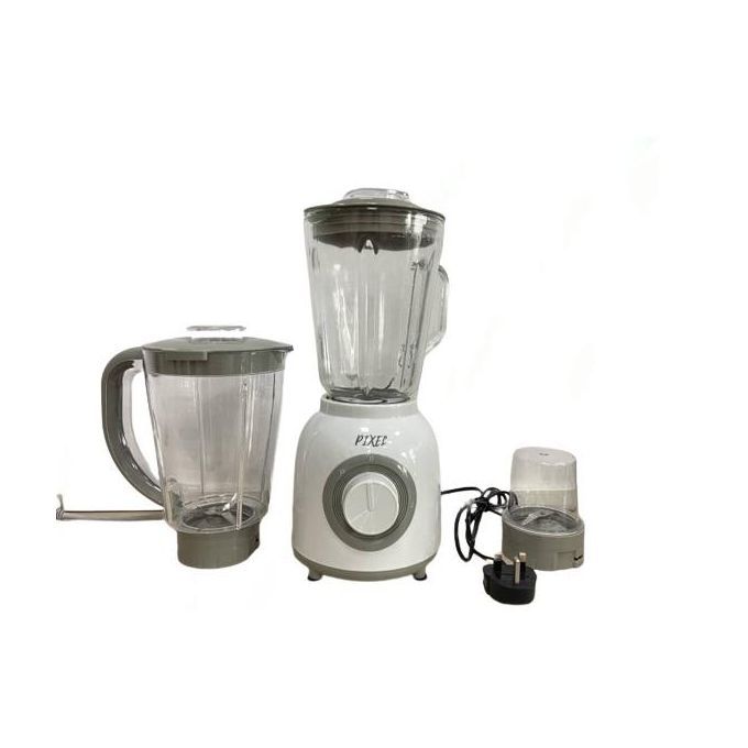 Pixel 1.6 Liters Glass Jar Juice Blender With 2 Jars & Grinder (3 In1) - 1 Yr Wrnty thumbnail 3