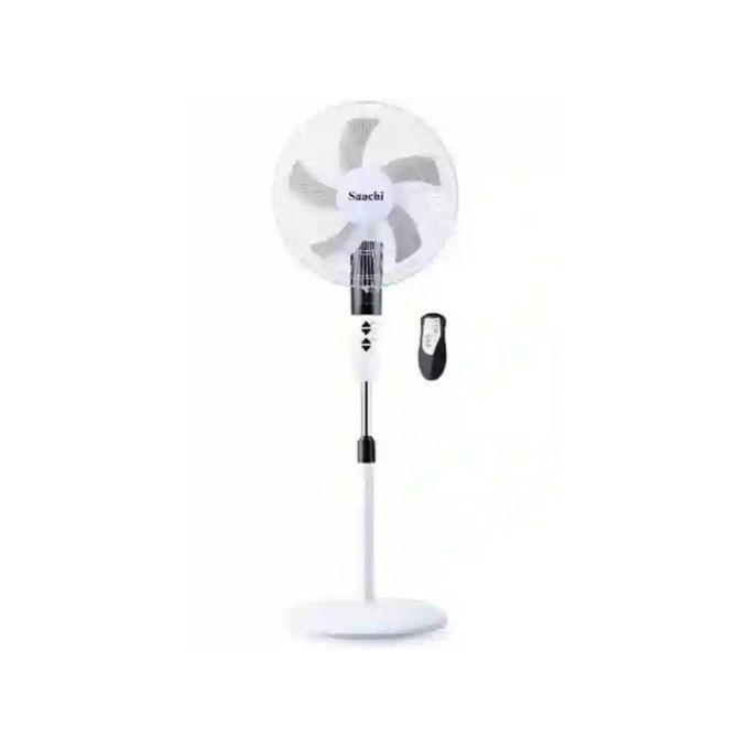 Saachi 16 Inch Electric Stand Fan With Remote Control-White  thumbnail 3