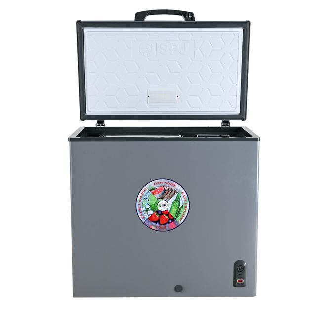 SPJ 210L Deep Freezer / Chest Freezer – Energy Saving, Low Noise, Fast Freezing, Lockable Lid – Grey thumbnail 3