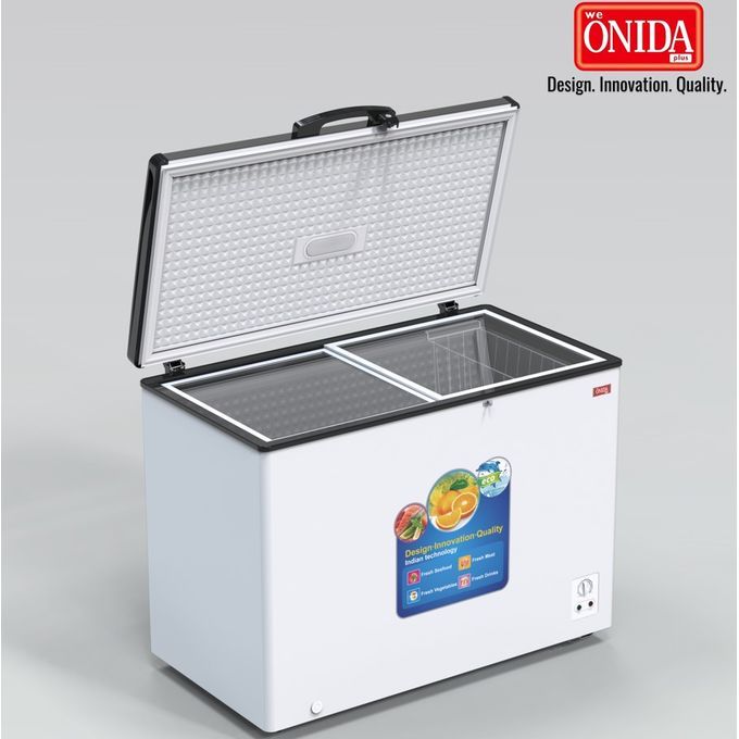 Onida Plus 420L Chest/ Deep Freezer – White & DAUL GREY (2YRs WRTY)  thumbnail 3