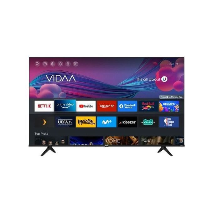 Hisense 40 Inch Smart Full HD VIDAA Free-to-air Receiver - Black 3 Yr Wrnty 