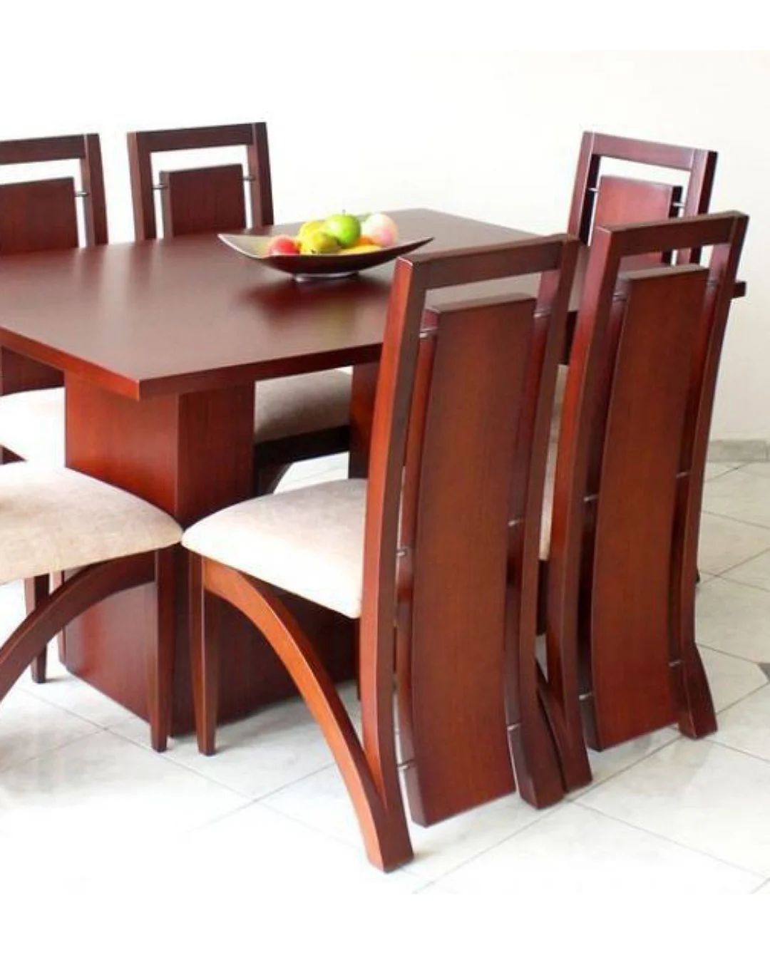 Axel mahogany 6 seater Dining thumbnail 2