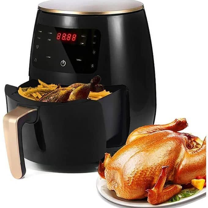 Touch Operated 6 Liters Airfryer Designed With The Latest Technology-Black thumbnail 2