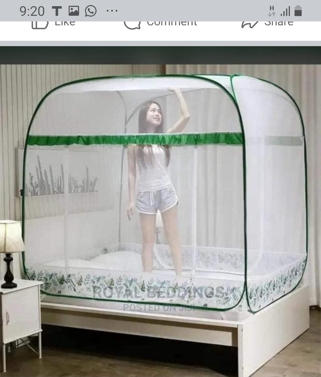  Freestanding Pop-Up Mosquito Net Tent – Extra Large Foldable Canopy with Zippered Doors