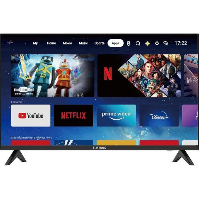 Smartec 50 Inch Frameless Android Smart Led TV - Black (1YRs WRTY)