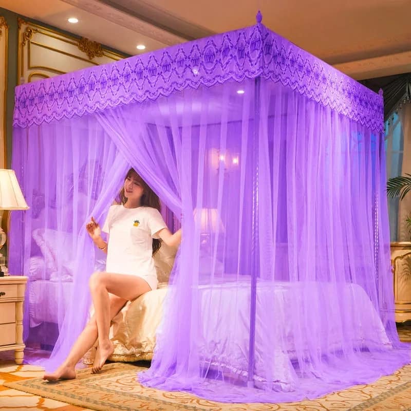  Royal Canopy Mosquito Net – Lavender Purple thumbnail 2