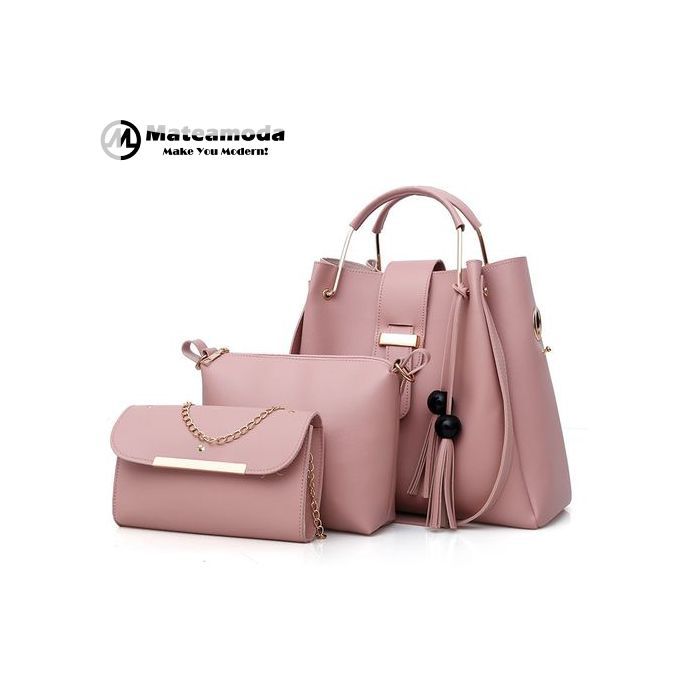 Mateamoda 3 PCS Women Bags Ladies Bags Handbags Purse Shoulder Bags Tote Bags Hobo Bags  thumbnail 4