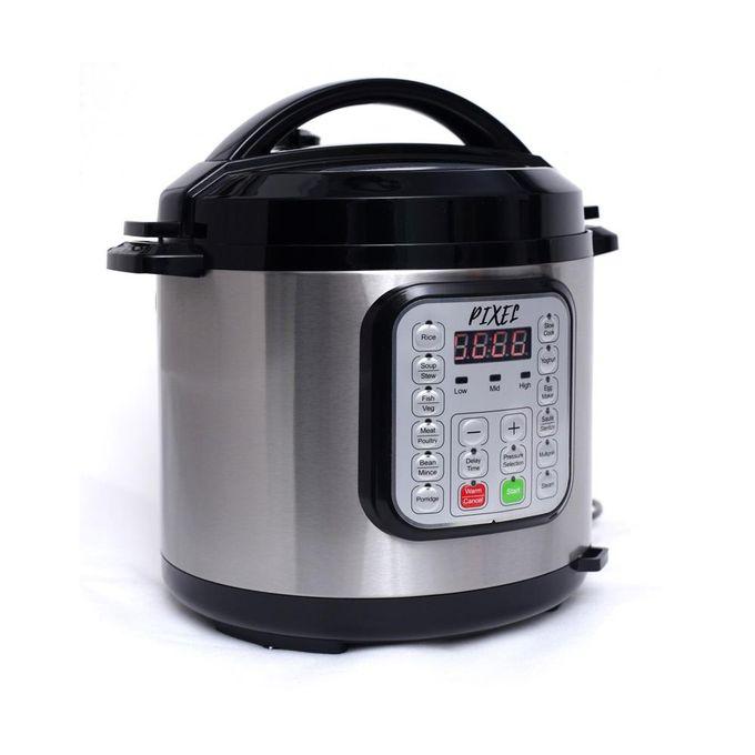 Pixel 7 Liters Multi-function Electric Pressure Cooker PIX 2011A - Silver 