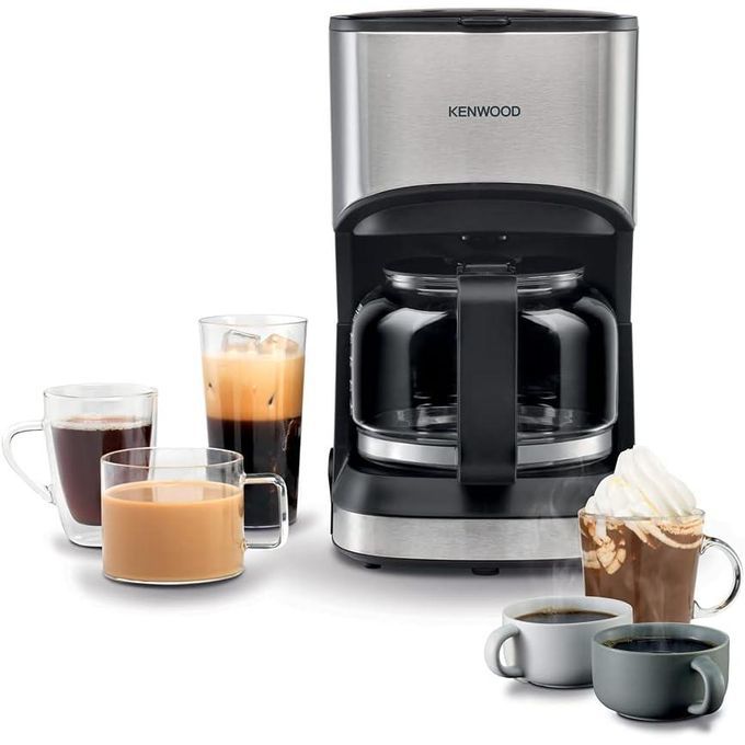 Kenwood Coffee Maker Upto 6 Cups Reusable Filter- Auto Off/ Keep Warm - CMM05 SILVER  thumbnail 2