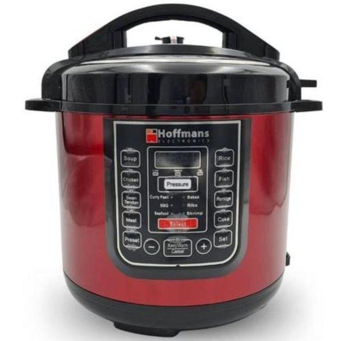 Hoffmans 6.5L Genuine 14 In 1 Digital Electric Pressure Cooker - Red, Silver  thumbnail 3