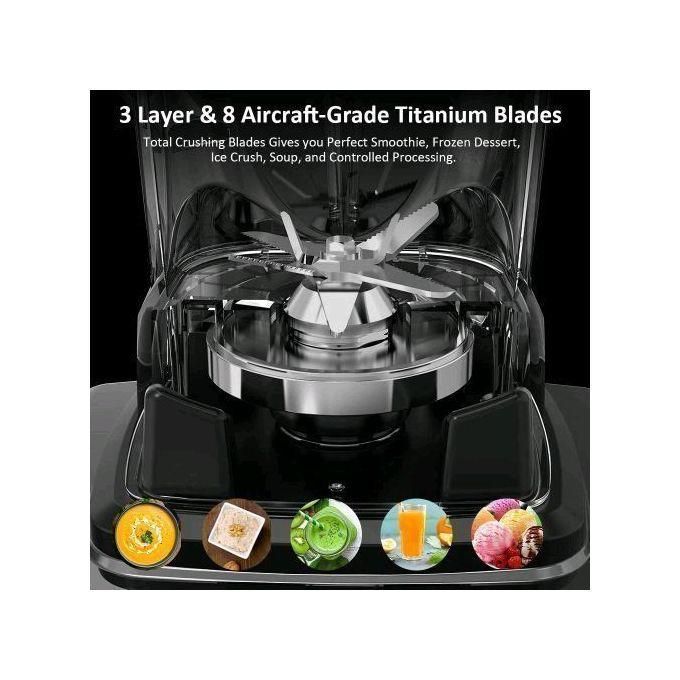 SILVER CREST Commercial Blender For Heavy Duty Works & Business - Red,Black  thumbnail 4