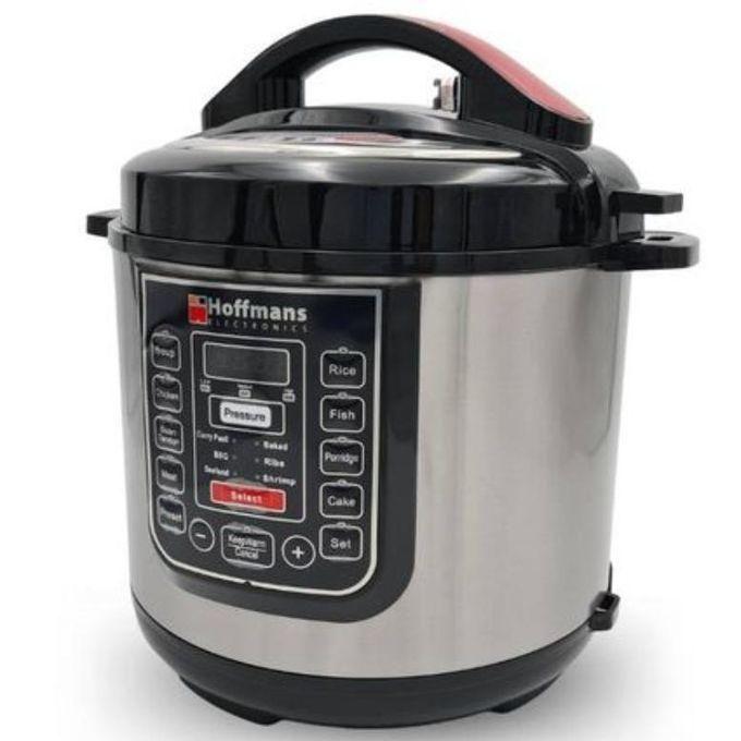 Hoffmans 6.5L Genuine 14 In 1 Digital Electric Pressure Cooker - Red, Silver 