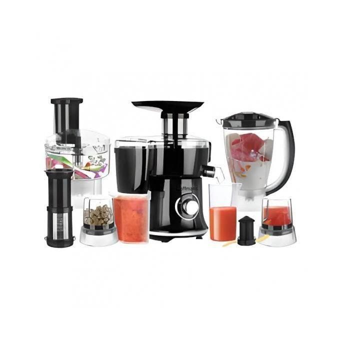 Hoffman 10 In1 Juicer Blender Extractor Mincer Food Processor -Clear