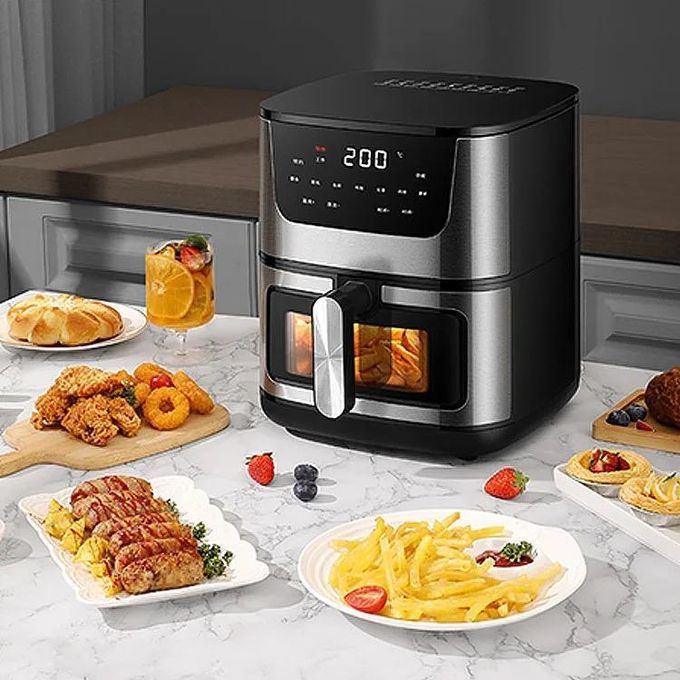 Hoffmans 8L Digital Electric Airfryer / Air Fryer - Black  thumbnail 2