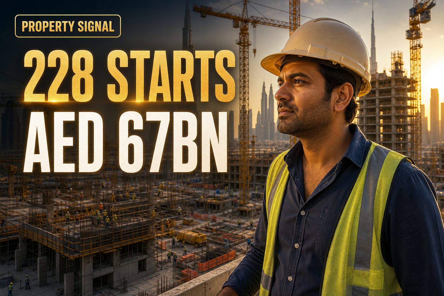 Cover image: Dubai Starts 228 Projects. AED 67bn in the Ground.