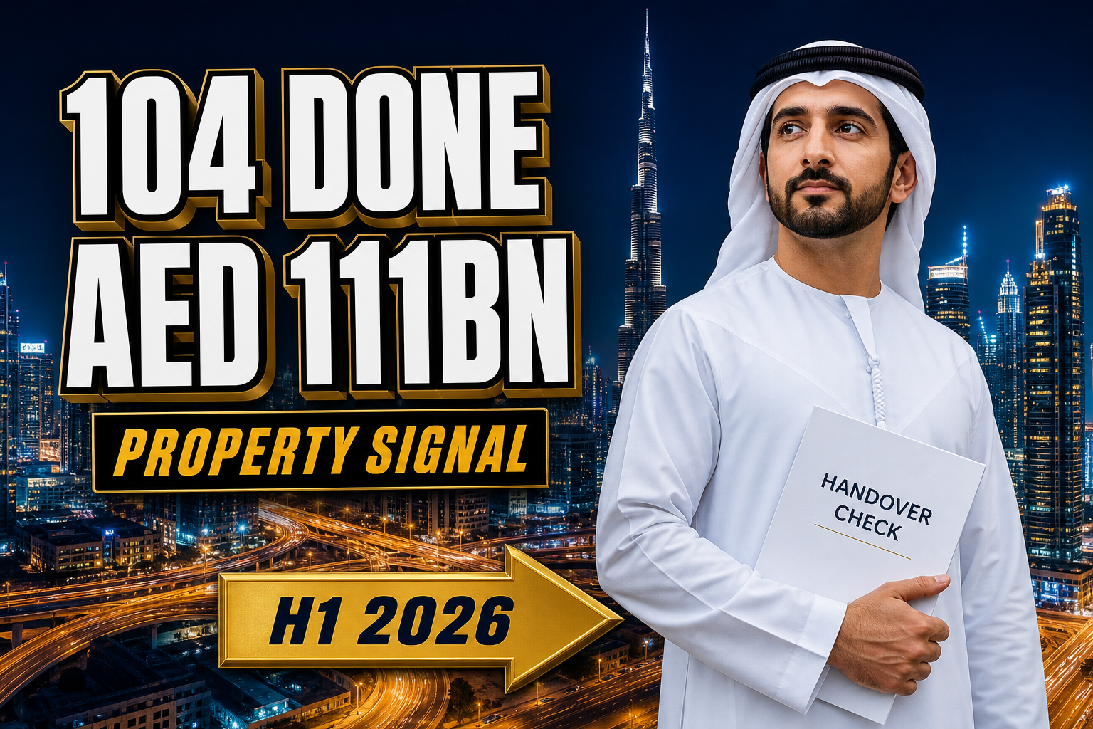 Cover image: H1 Completions: 104 Projects, AED 111bn