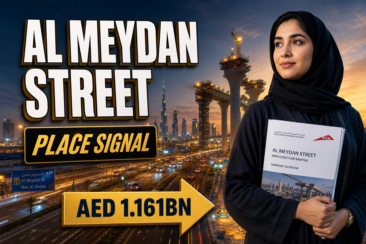 Cover image: Al Meydan Street: AED 1.161bn by 2028