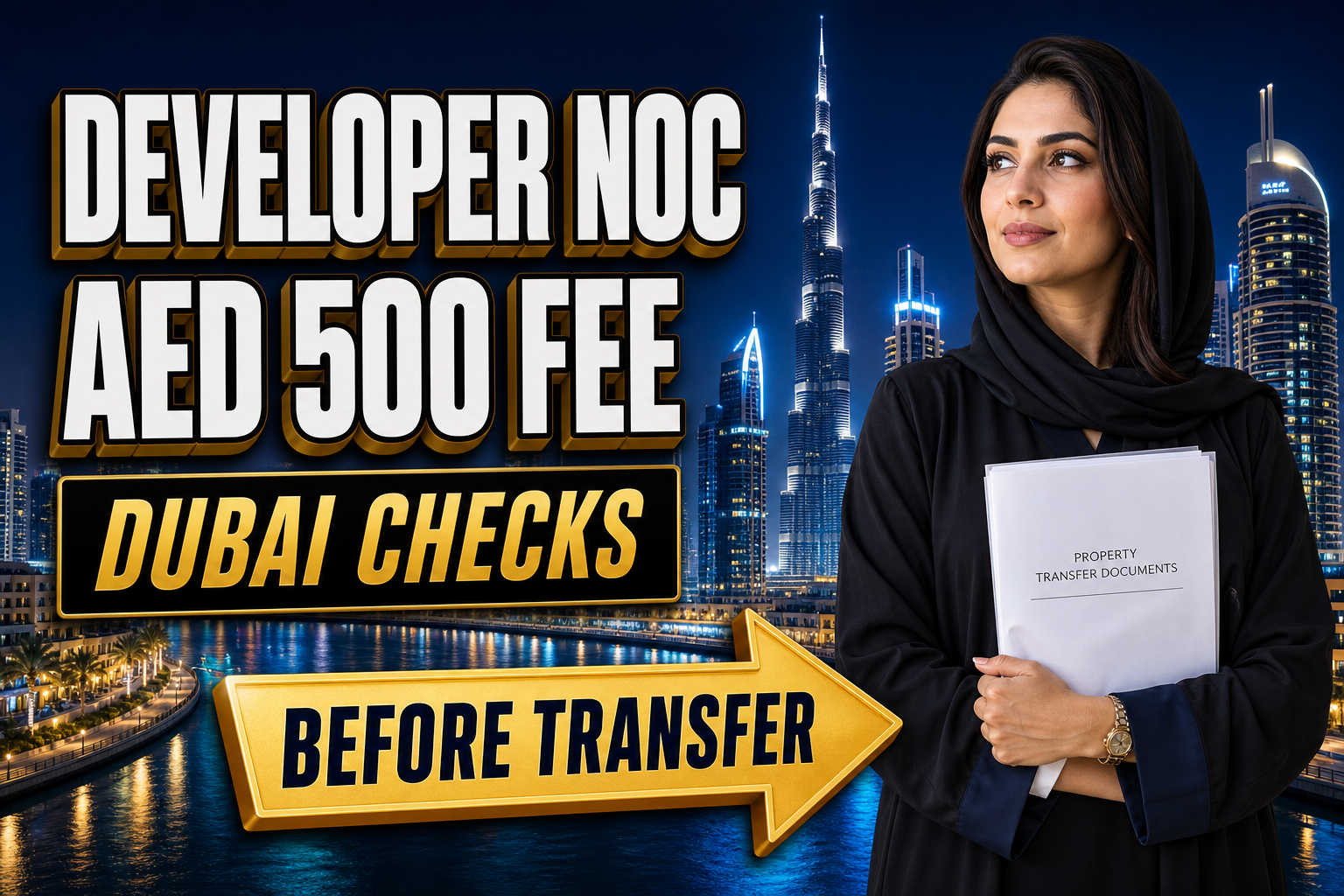 Cover image: Developer NOC: AED 500 Before Transfer