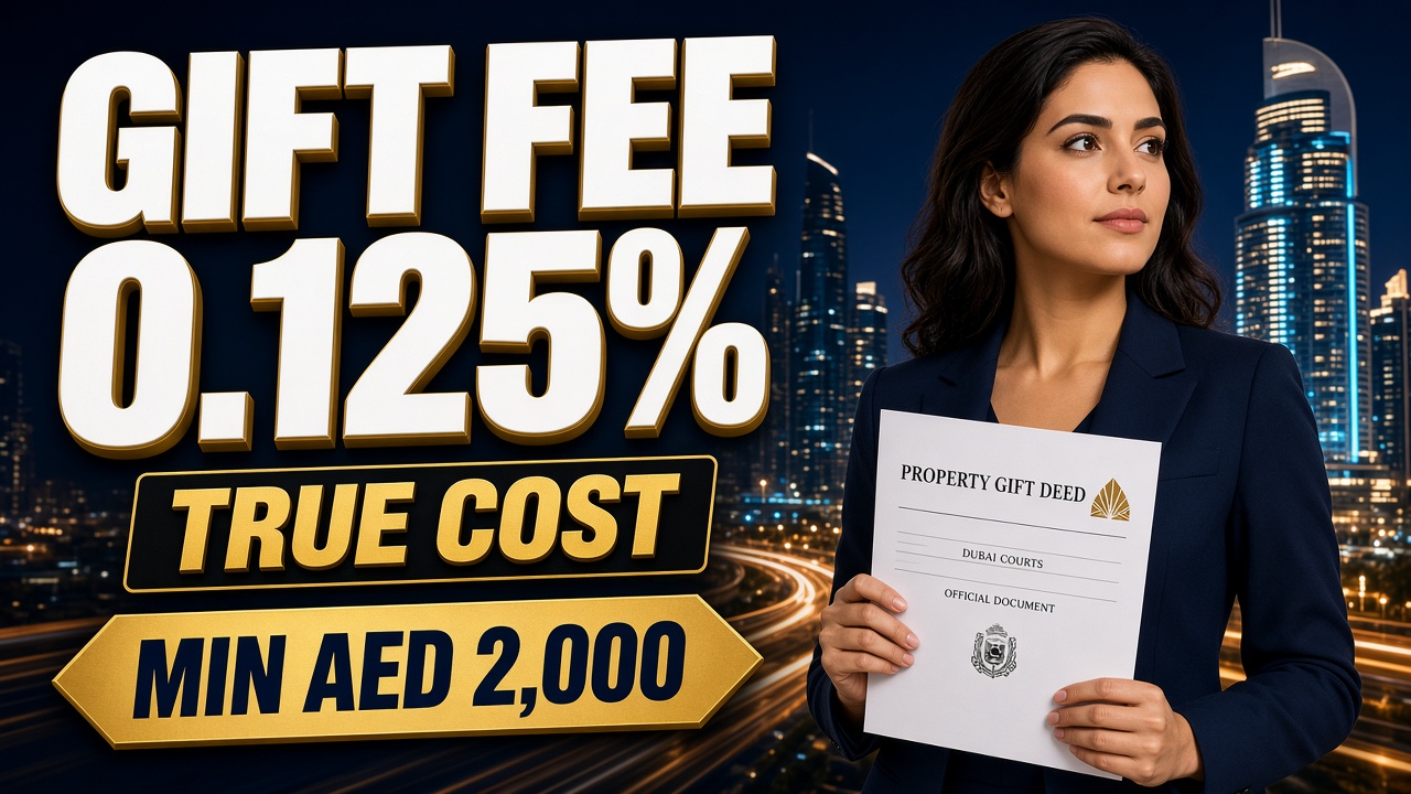 Cover image: Gift Registration Fee: 0.125% of Gifted Value (min AED 2,000)